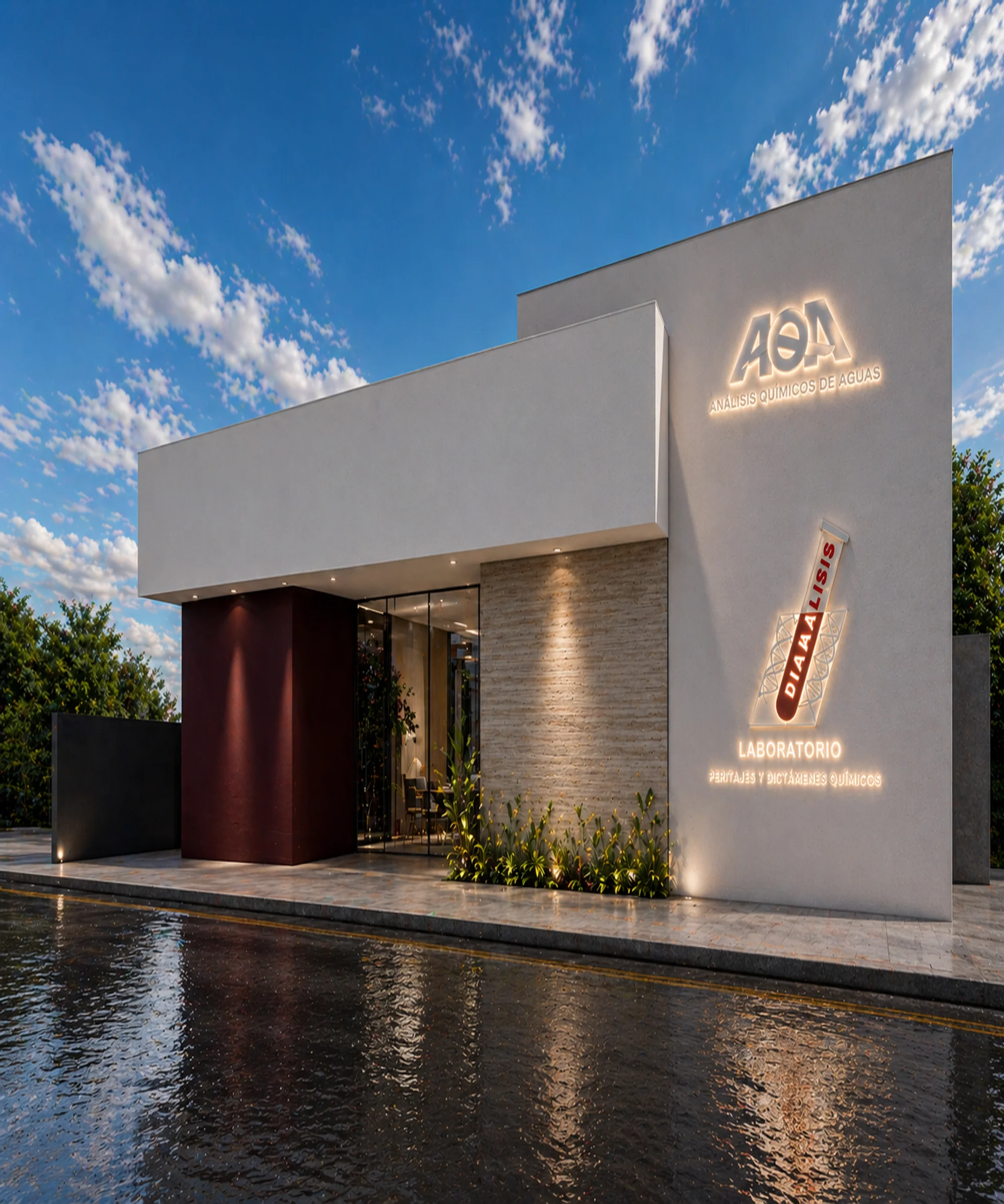 Fachada lateral instalaciones Ecoquim Cd. Valles SLP